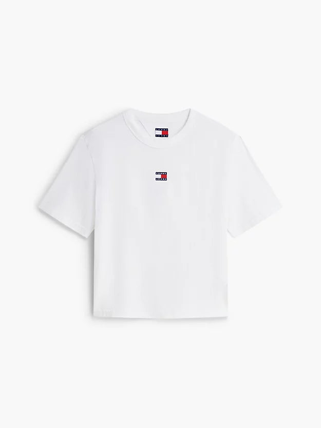 Badge Boxy Crew Neck T-Shirt