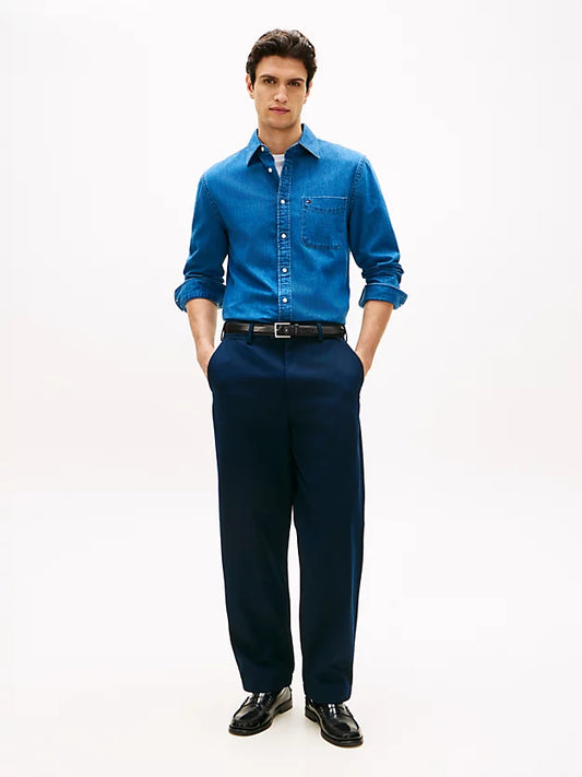 Washed Relaxed Twill Chinos