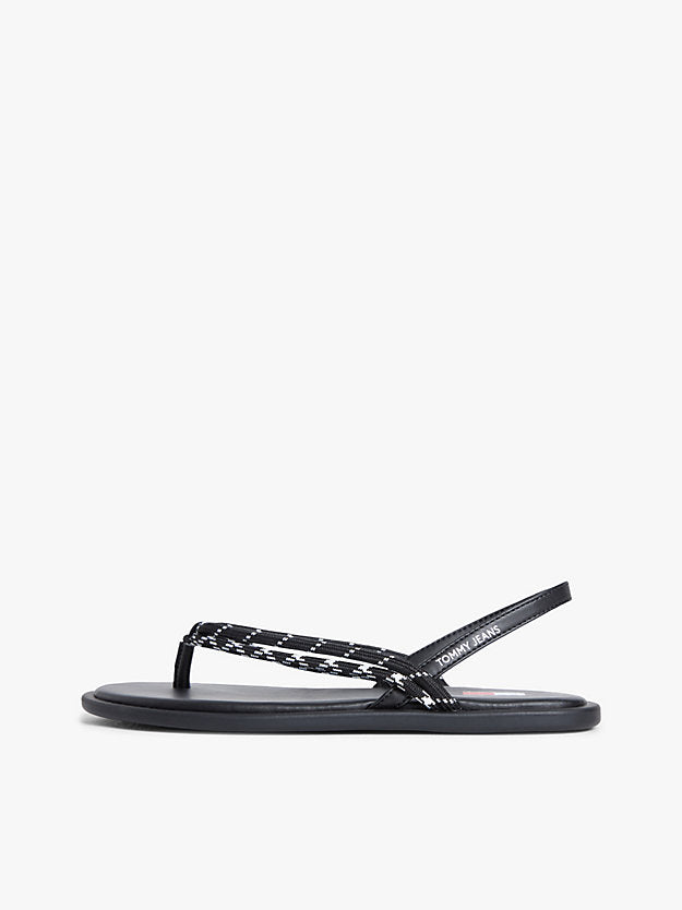 Rope Strap Slingback Flip-Flops