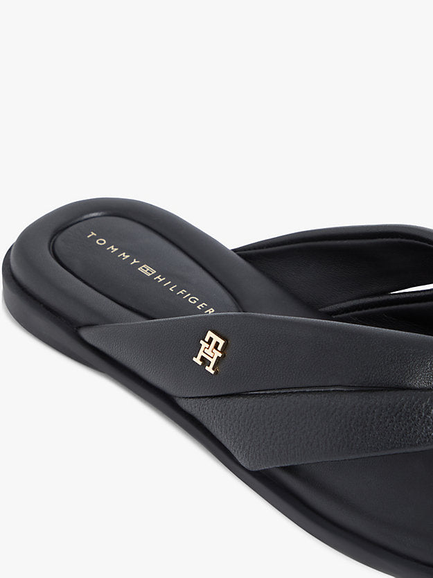 Leather Toe Post Flat Sandals