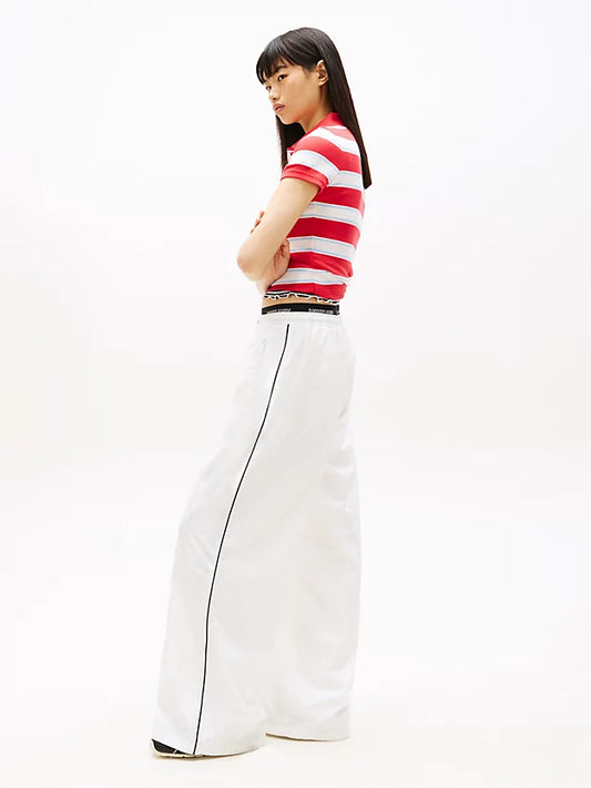 Repeat Logo Tape Wide Leg Joggers