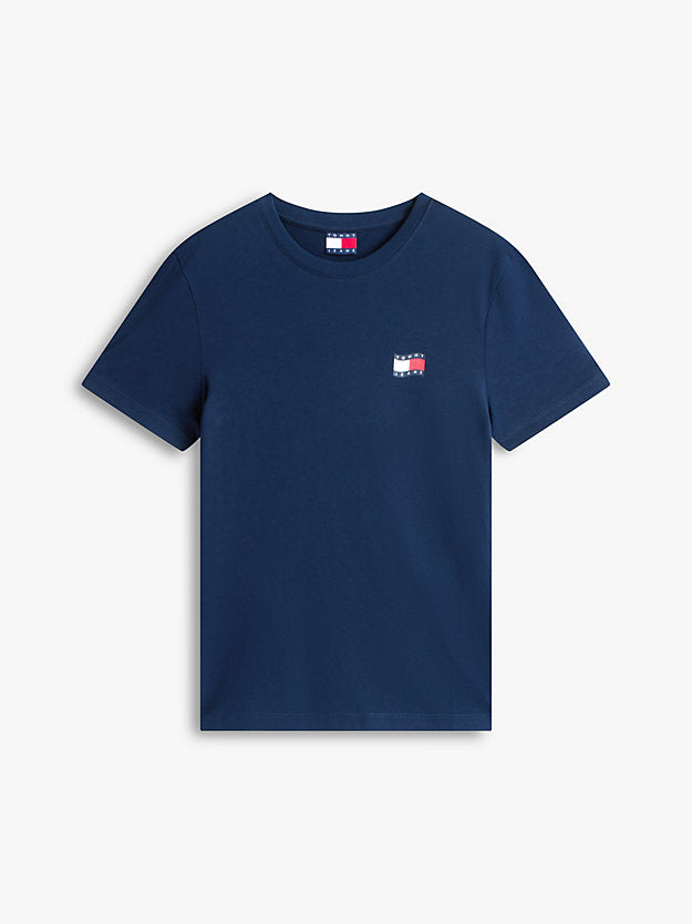 Wavy Flag Back Logo Jersey T-Shirt