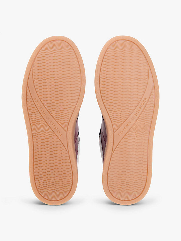 Leather Monogram Court Trainers