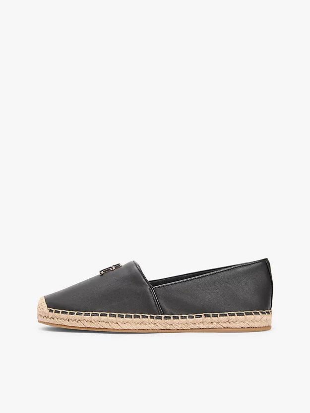 Monogram Leather Espadrilles