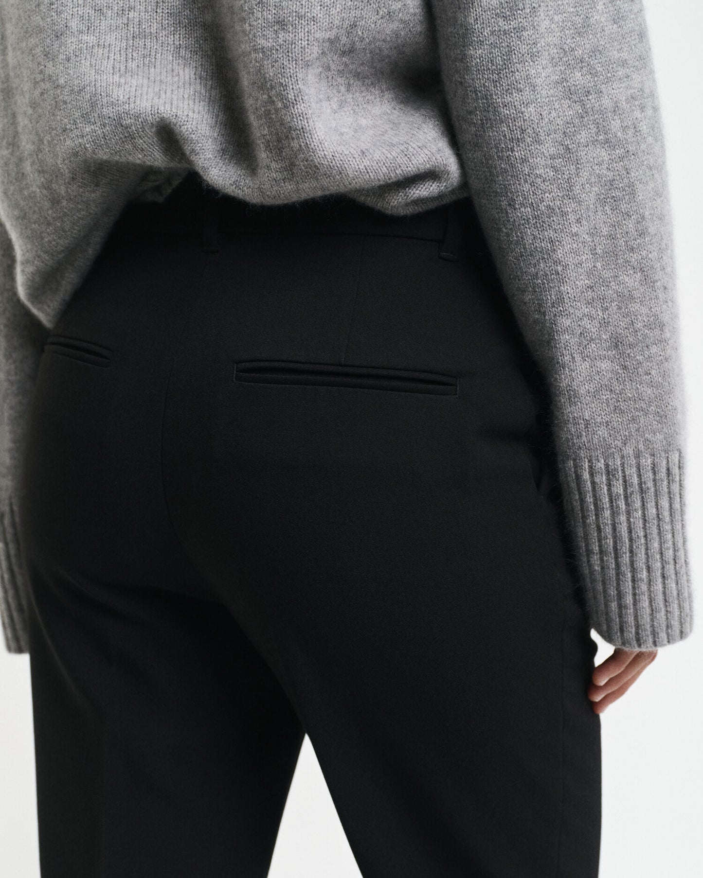 Slim Fit Flared Slacks