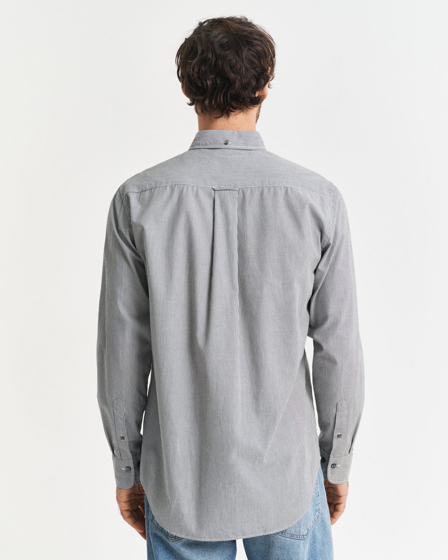 Regular Fit Classic Banker Stripe Poplin Shirt