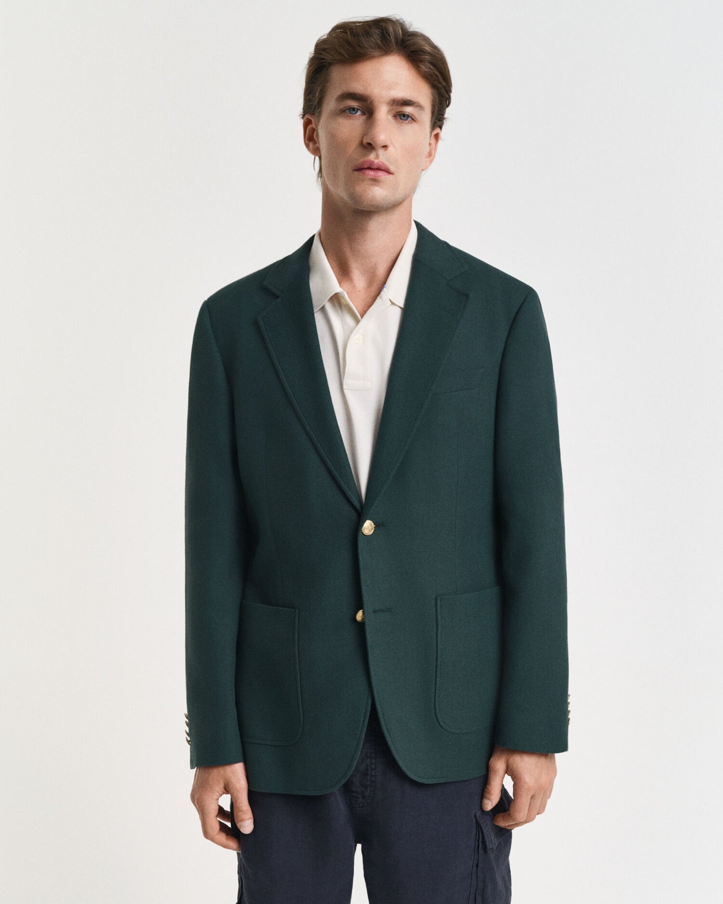 Slim Fit Cotton Club Blazer
