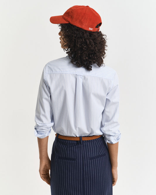 Regular Fit Classic Striped Poplin Shirt