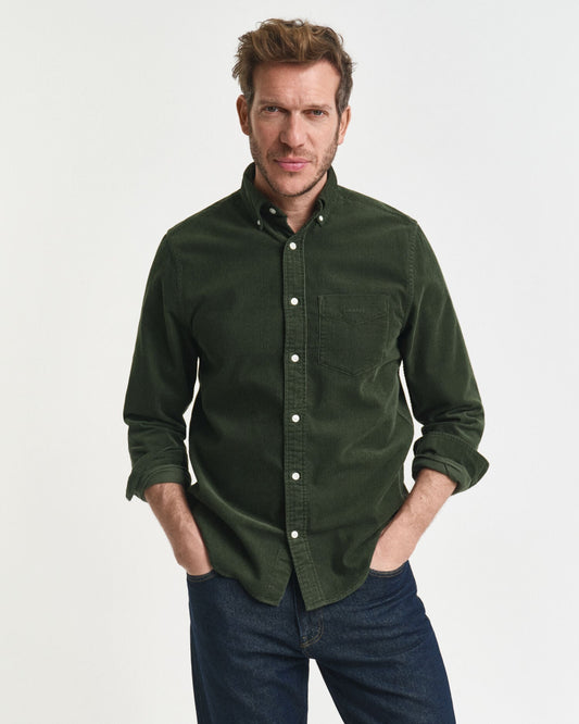 Regular Fit Corduroy Shirt