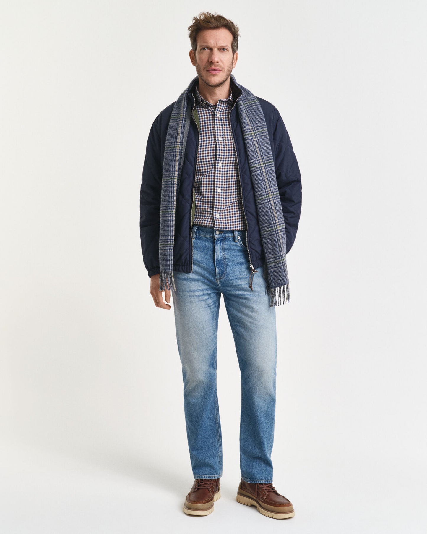 Regular Fit Gingham Twill Shirt