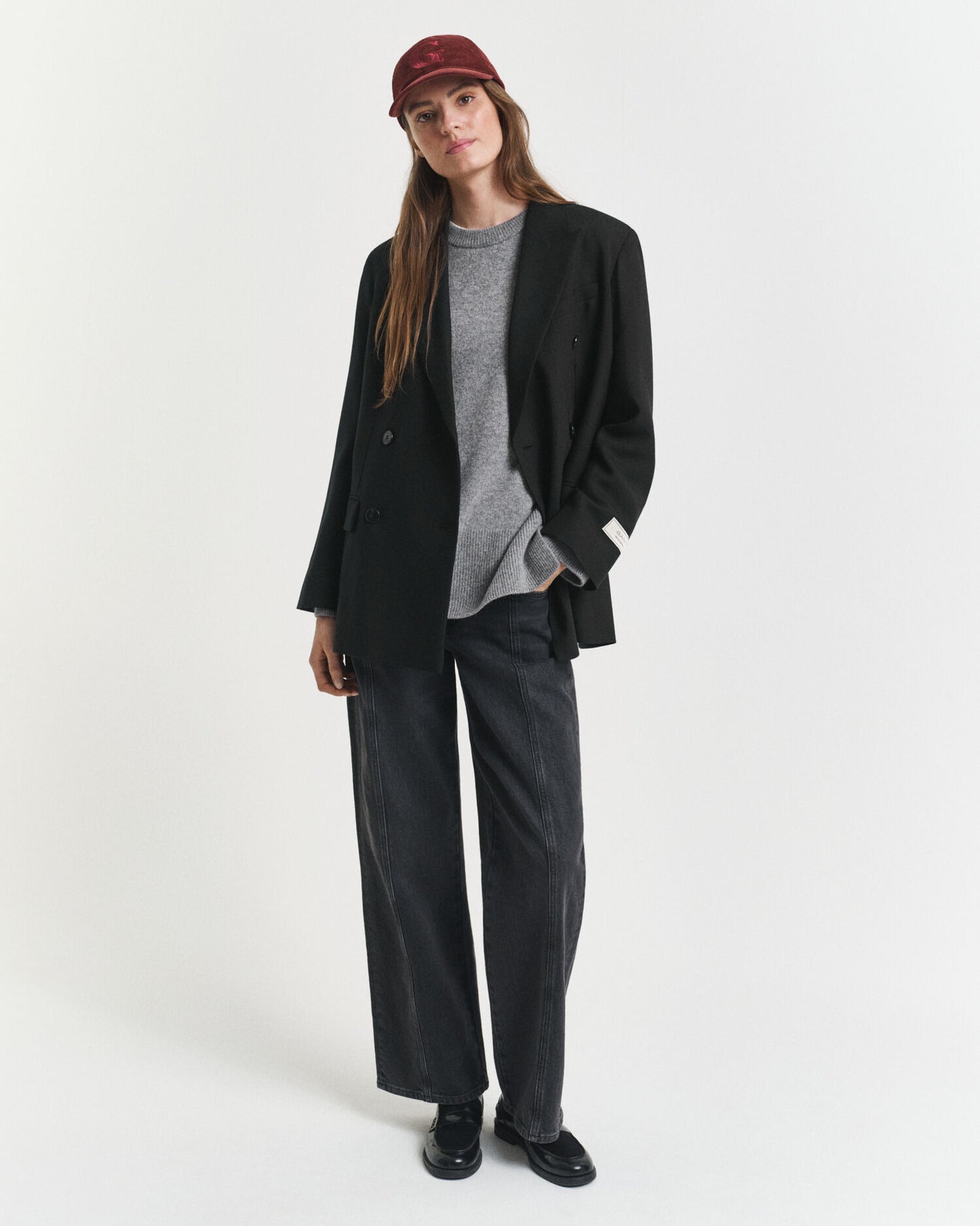 Soft Wool Cashmere Blend Crew Neck Sweater