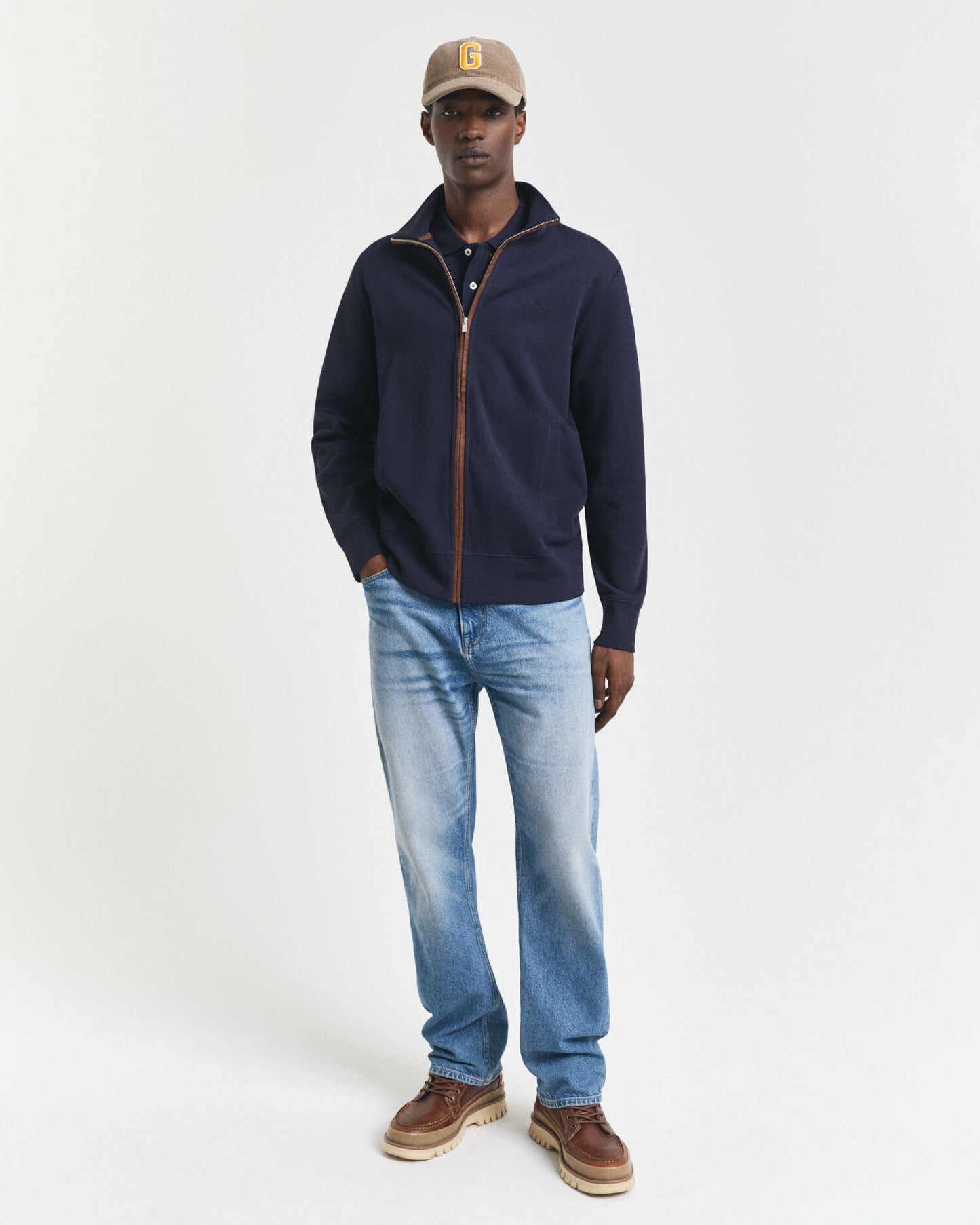 Sacker Rib Zip Cardigan