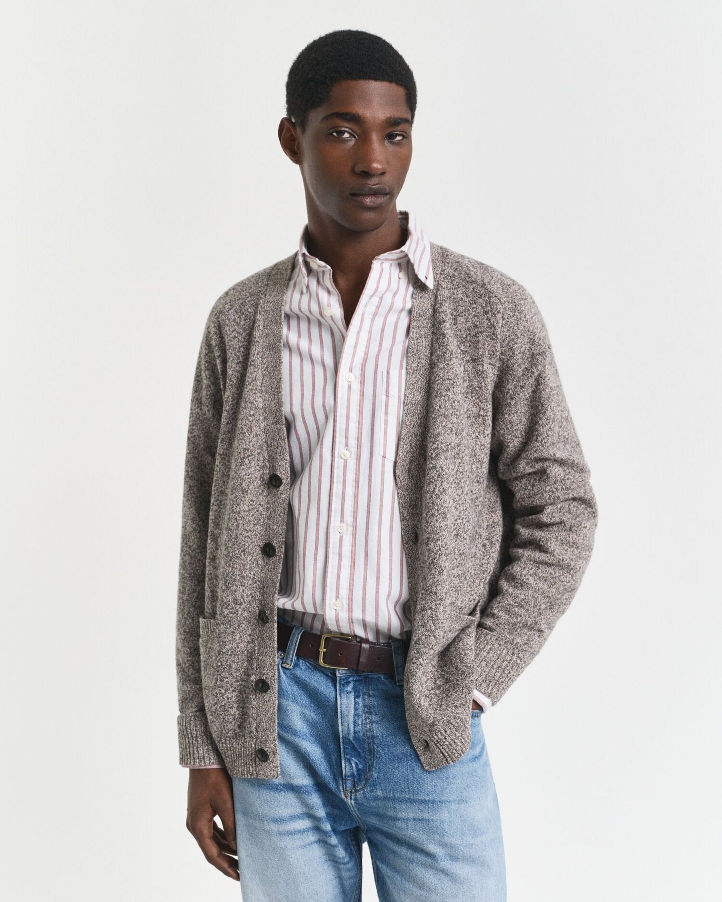 Wool Blend MoulineCardigan